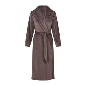 (Sold out) Skims Velour Long Robe (Smoke — Small). New with tags.